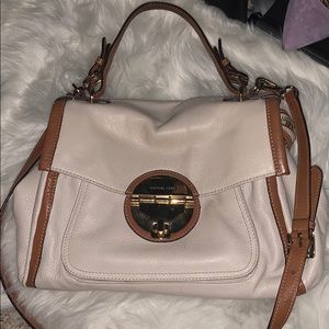 Cream & Saddle Michael Kors Tote & Shoulder Bag